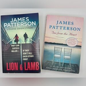 James Patterson book bundle - a murder mystery and a 2 in 1 romance novel